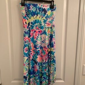 Lilly Pulitzer Loleta Dress XS in Dive In